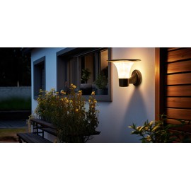 APLIQUE LED SOLAR PARED 2000Lm SENSOR PRESENCIA - 2000LM
