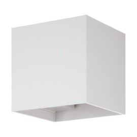 APPLIQUE LED QUADRATO BIANCO "BARCAROLA-E" - 100X40X120
