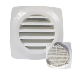 GRILLE EMP+CLIPSAR ABS BLANC EN VRAC