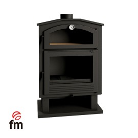 ESTUFA LEÑA FRONTAL C/HORNO
