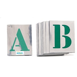 LETTRES LETTRAGE ALUMINIUM JEU - 90 MM