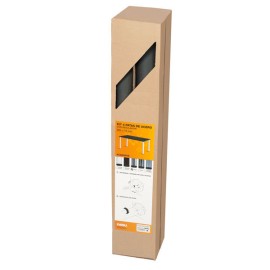 PATA MESA REDONDA PACK/4 NEGRO - 60X710 MM