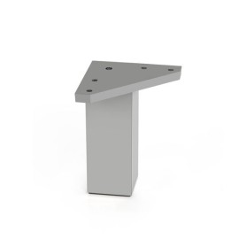 PATA MESA ALUMINIO MATE ABS - 40X80 MM