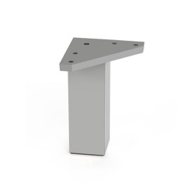 PATA MESA ALUMINIO MATE ABS - 40X100 MM