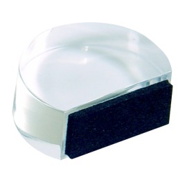 BUTOIR DE PORTE ADHÉSIF MÉTACR PLAT