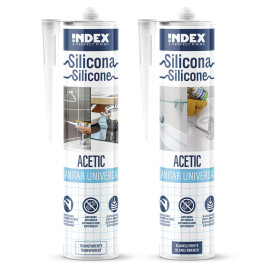 SI-UNS - SILICONA ACETIC SANITAR UNIVERSAL 280-TRANSP ( 12 u.)