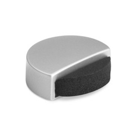 BUTÉE SILENCIEUSE ADHÉSIVE CHROME MAT