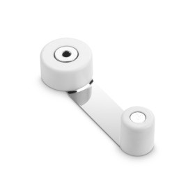 BUTÉE DE PORTE RETENUE PIVOTANT BLANC
