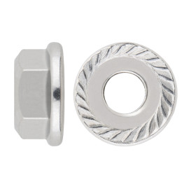 DIN-6923 A2 - TUERCA BRIDA GRAFILADA A2 M12 ( 250 u.)