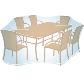HOUSSE EN PVC POUR TABLE RECTANGULAIRE/OVALE L - 90X240X165