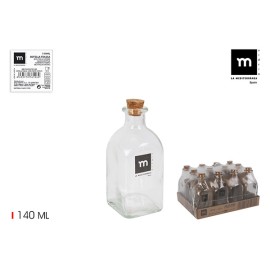 (12 u.) BOTELLA VIDRIO CON CORCHO