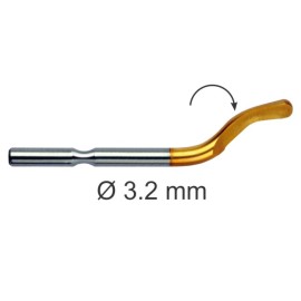 C-10 TiN Cuchilla Universal HSS 3,2 mm con Titanio
