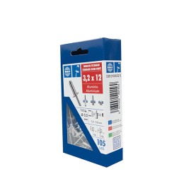 RIVET BLISTER 105 U - 3,2X12 MM