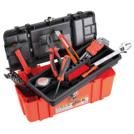 CAJA HERRAMIENTAS PLÁSTICO 33 PIEZAS ALYCO ORANGE