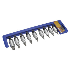JGO. VASOS 1/2 9 PIEZAS PUNTA TORX