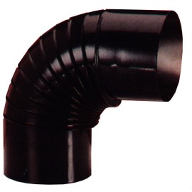 (2 u.) CODO ESTUFA VITRIF NEGRO 90