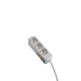 BASE MÚLTIPLE 5 ENCHUFES CON CABLE 3X1,5 1,4 METROS ALYCO