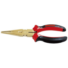 HALBRUNDE SPITZEN ZANGE 150MM. AL-BR