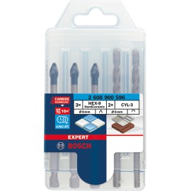 BROCA CONSTRUC EXPERT JG 5+1 PZ - 6 MM