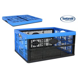CAJA PLEGABLE MULTIUSOS AZ/NEG