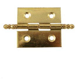 CHARNIÈRE LAITONNÉE FINITION HAUTE - 35X30 MM