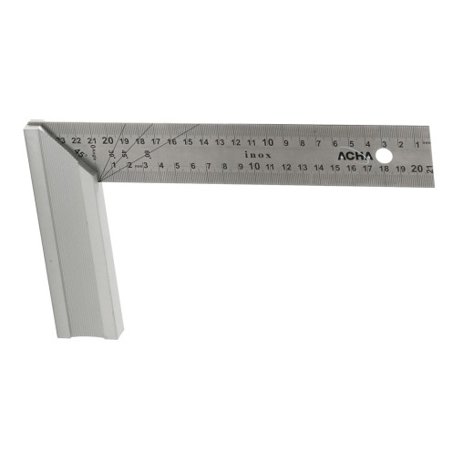 ÉQUERRE MENUISIER PRO INOX - 250X140 MM