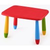 TABLE ENFANT RECTANGULAIRE ROUGE - 73X58X48