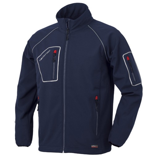GIACCA SOFTSHELL 4B BLU - L