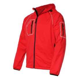 CHAQUETA SOFTSHELL POLIEST ROJ - M