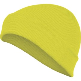 BONNET ACRYLIQUE AV JAUNE FLUO