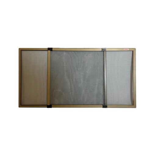 FESTES AUSZIEHBARES FLIEGENGITTER BRONZE - 50-92X40