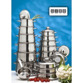 CACEROLA INOX VULCANO - 18 CM
