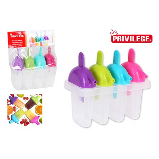 STAMPO GELATO SET-4 CON CANNUCCIA