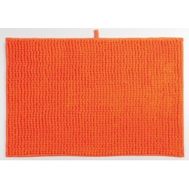 ALFOMBRA BAÑO CHENILLE NARANJA - 40X60 CM