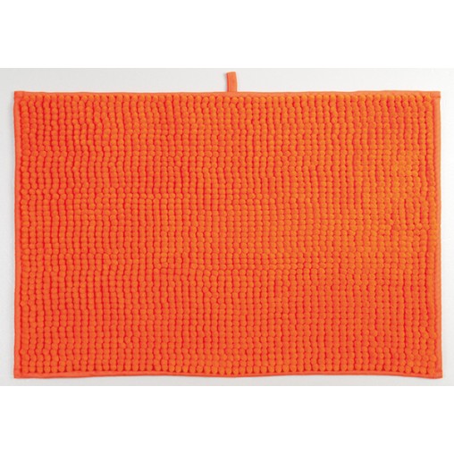 ALFOMBRA BAÑO CHENILLE NARANJA - 40X60 CM