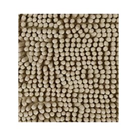 ALFOMBRA BAÑO POLIESTER 100% BEIGE - 40X60 CM