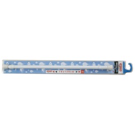 BARRE DE DOUCHE DROITE BLANCHE - 110-200 CM