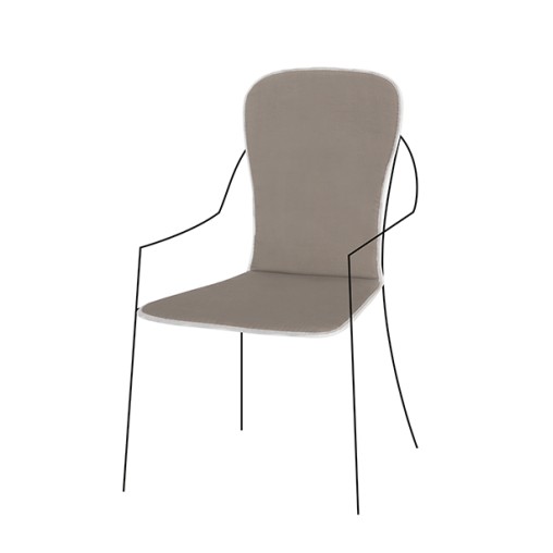 COUSSIN ACTION MONOBLOC HAUT TAUPE - 88X41X2