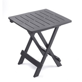 TABLE RÉSINE PLIANTE ANTHRACITE ADIGE