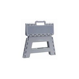 TABURETE MULTIUSO PLEGABLE GRI - 29X22X39CM