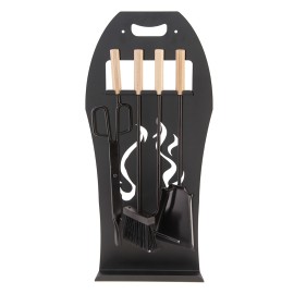 JEU CHEMINÉE MUR 4 PCS