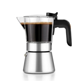 CAFETERA INOX FLAVOUR CRYSTAL - 6 TZ