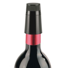 TAPON VINO PLASTICO NEGRO