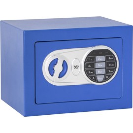 COFFRE-FORT MINIBANK BLEU - 23X17X16CM