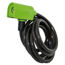 CABLE BLINDADO ESPIRAL VERDE - 185 CM