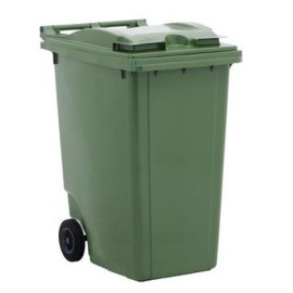 CONTENEDOR PLASTICO VERDE - 360 L