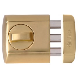 SERRURE À APPLIQUER BOUTON LAITON
